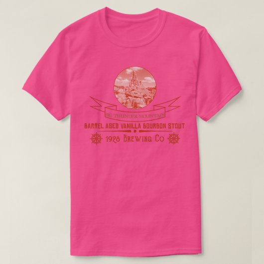 T-shirt Big Thunder Mountain Railroad Stout T (Design devant)