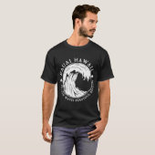 T-shirt Big Wave Kauai Hawaii Surf Kauai (Devant entier)