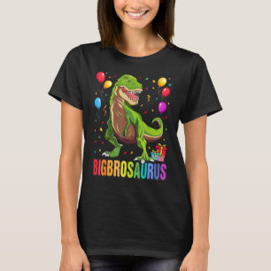 T-shirt Bigbrosaurus Rex Dinosaur Big Bro Saurus Brother F