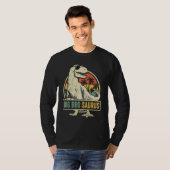 T-shirt Bigbrosaurus Rex Dinosaure Big Bro Saurus Frère F (Devant entier)