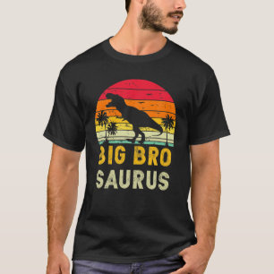 T-shirt Bigbrosaurus T Rex Dinosaur Big Brother Saurus Ret