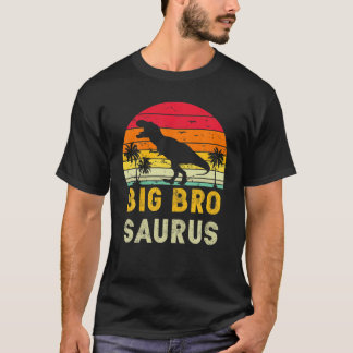 T-shirt Bigbrosaurus T Rex Dinosaur Big Brother Saurus Ret