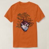 T-shirt Bigender Heart Tree of Life (Design devant)