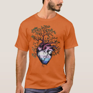 T-shirt Bigender Heart Tree of Life