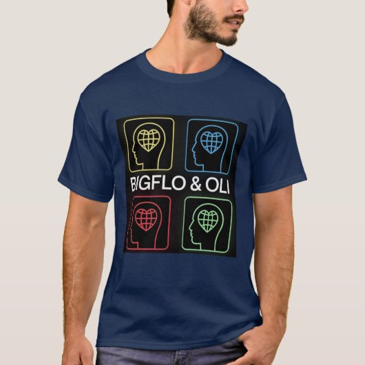 T-shirt BIGFLO OLI rétro (Devant)