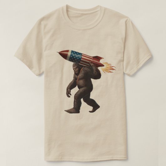 T-shirt Bigfoot 4 juillet (Design devant)