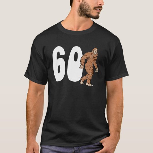 T-shirt Bigfoot 60E Soixantième Anniversaire Sasquatch 60  (Devant)