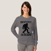 T-shirt Bigfoot à bord Funny Bigfoot (Devant entier)