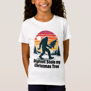 T-Shirt Bigfoot a volé mon arbre de Noël