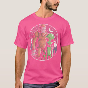 T-shirt Bigfoot Alien Ufo Believer Funny Sasquatch Hunter
