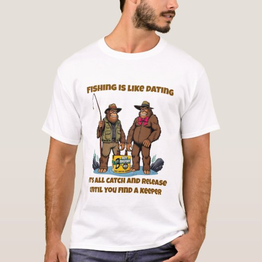 T-shirt Bigfoot Attrapant Un gardien (Devant)