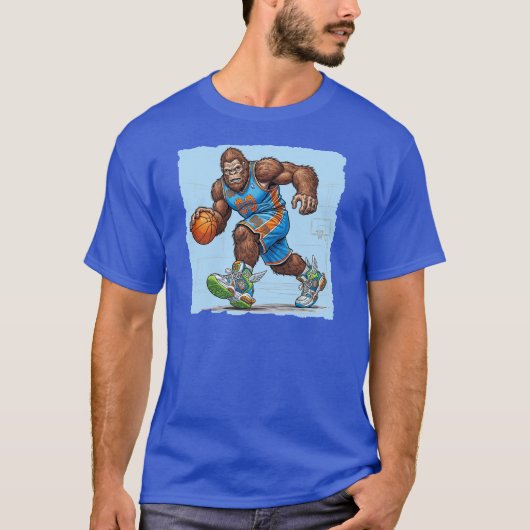 T-shirt Bigfoot Basketball. (Devant)