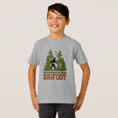 T-shirt Bigfoot Cacher et chercher Champion Pacifique Nord (Devant entier)