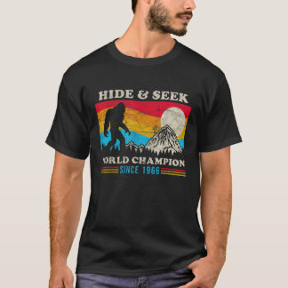 T-shirt Bigfoot Cacher Et Chercher Vintage 1966 55 Ans Sas