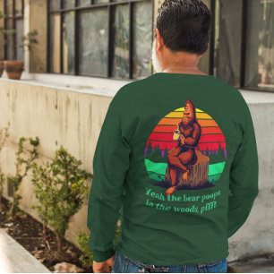 T-shirt Bigfoot Café du matin Paroles de sagesse Ours fait