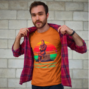 T-shirt Bigfoot Café du matin Paroles de sagesse Poops d'o