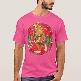 T-shirt Bigfoot Carry Tacos Cinco De Mayo