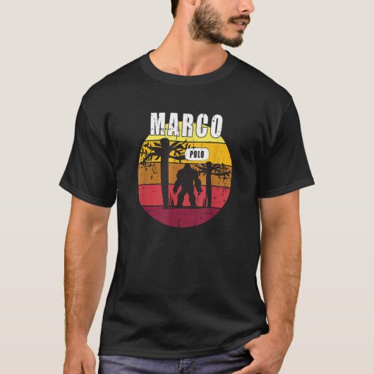 T-shirt Bigfoot Chasse drôle Marco Polo (Devant)