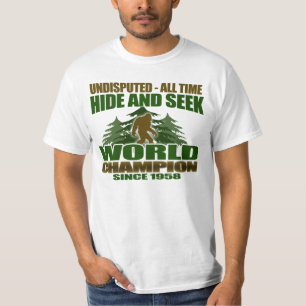 T-shirt Bigfoot Cide et Rechercher Champion du Monde