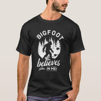 T-shirt Bigfoot croit en moi Funny Sasquatch Gif