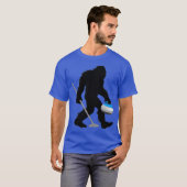 T-shirt Bigfoot Curling Cryptid Sweeper Sasquatch Curler (Devant entier)
