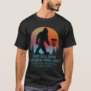 T-shirt Bigfoot Disque Golf Sasquatatch Chain Tosser Funny