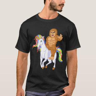 T-shirt bigfoot équitation licorne