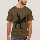 T-shirt Bigfoot équitation T-Rex (Devant)