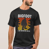 T-shirt Bigfoot est mon pote à boire Retro Sasquatch (Devant)
