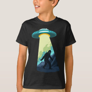 T-shirt Bigfoot Est Un Alien D'Ufo