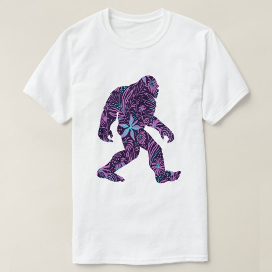 T-SHIRT BIGFOOT FLORAL (Design devant)