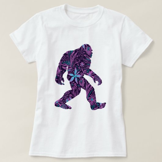 T-SHIRT BIGFOOT FLORAL (Design devant)