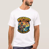 T-shirt Bigfoot Fusils Chasse Canard Visée Feu Répéter (Devant)