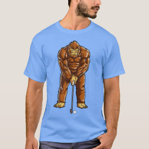 T-shirt Bigfoot Golf pour Hommes Femmes Garçons Filles Enf