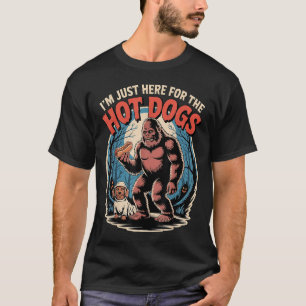 T-shirt Bigfoot Hotdog Costume Amoureux des chiens Hallowe