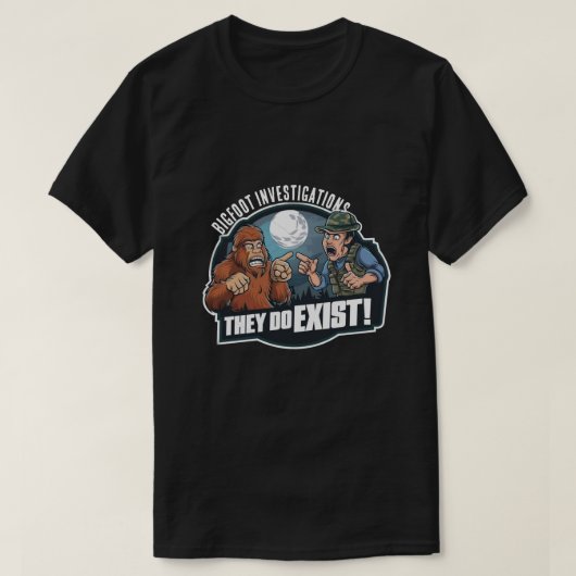 T-shirt Bigfoot -Ils Existent (Design devant)