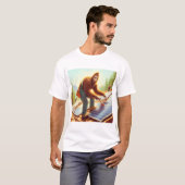 T-shirt Bigfoot Installation de panneaux solaires (Devant entier)