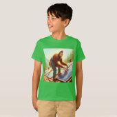T-shirt Bigfoot Installation de panneaux solaires (Devant entier)