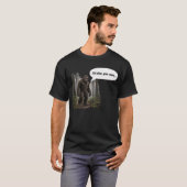 T-Shirt Bigfoot - "Je me cache, vous cherchez..." (Devant entier)