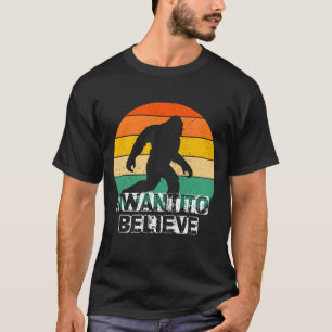 T-shirt Bigfoot Je Veux Croire