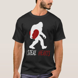 T-shirt bigfoot je vole les coeurs
