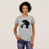 T-shirt Bigfoot joueur chat à longs poils Boop (Devant entier)