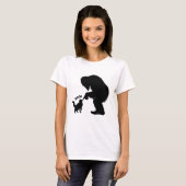 T-shirt Bigfoot Joueuse Chat à Poils Longs Boop  (Devant entier)
