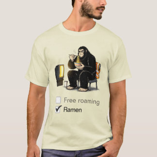 T-Shirt Bigfoot mange du ramen