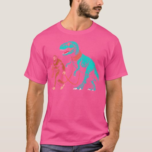 T-shirt Bigfoot Marcher Le Dinosaur Sasquatch Marcher T Re (Devant)