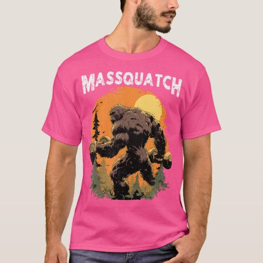 T-shirt Bigfoot Massquatch Drôle Sasquatch Entraînement Gy (Devant)