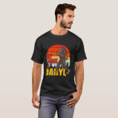 T-shirt Bigfoot Mon Nom Est Daryl Sunset (Devant entier)