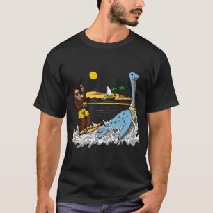 T-shirt Bigfoot Monstre du Loch Ness Ski Nautique