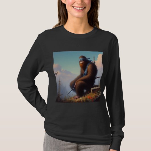 T-shirt Bigfoot Ninja (Devant)