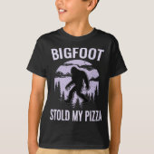 T-shirt Bigfoot Pizza Forest Park Sasquatch Believe Camper (Devant)
